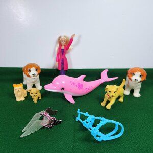 Barbie Dolphin 2016 MacDonalds Barbie Various Accessories Dogs Horse Sad…